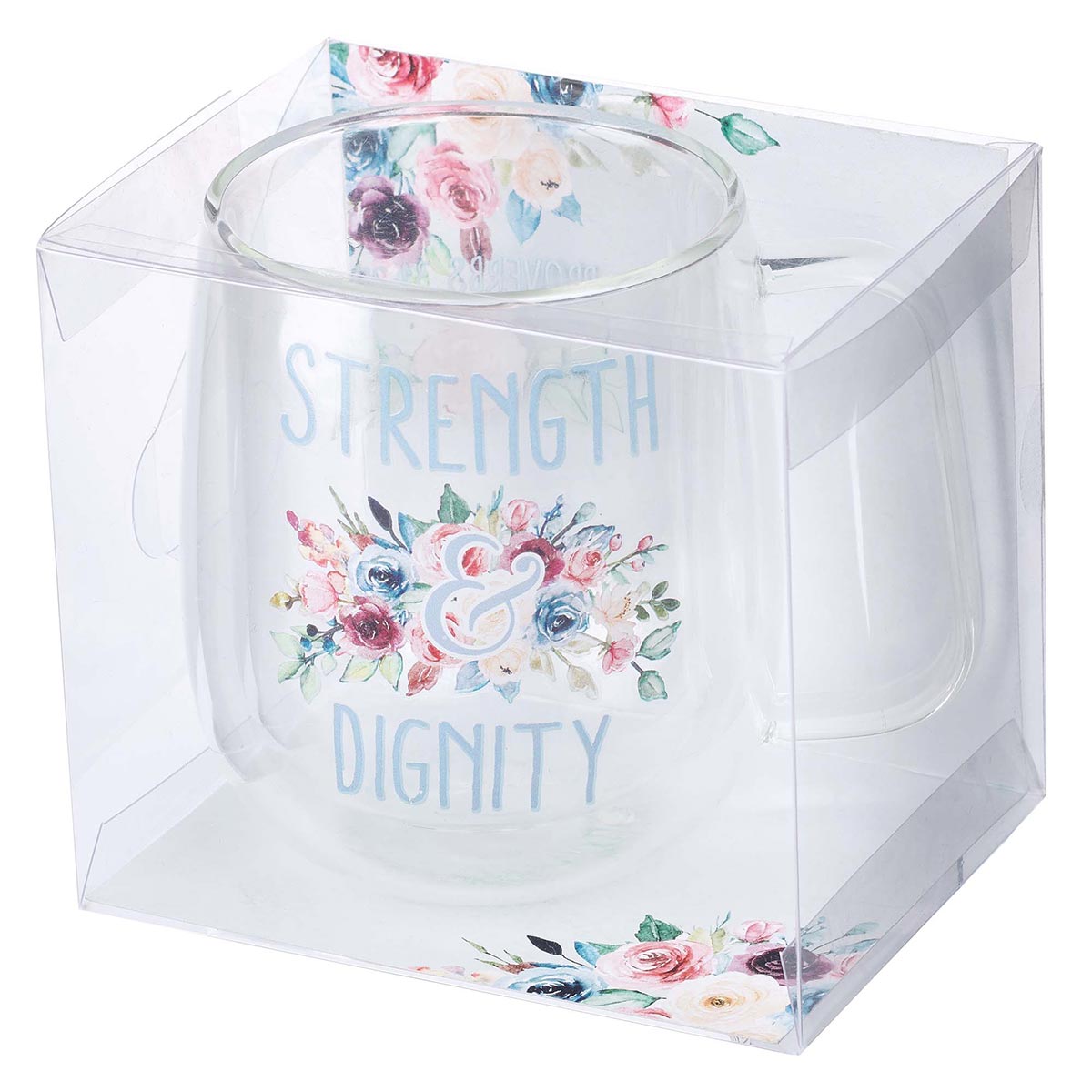 Strength & Dignity Mug (Double-wall Glass)