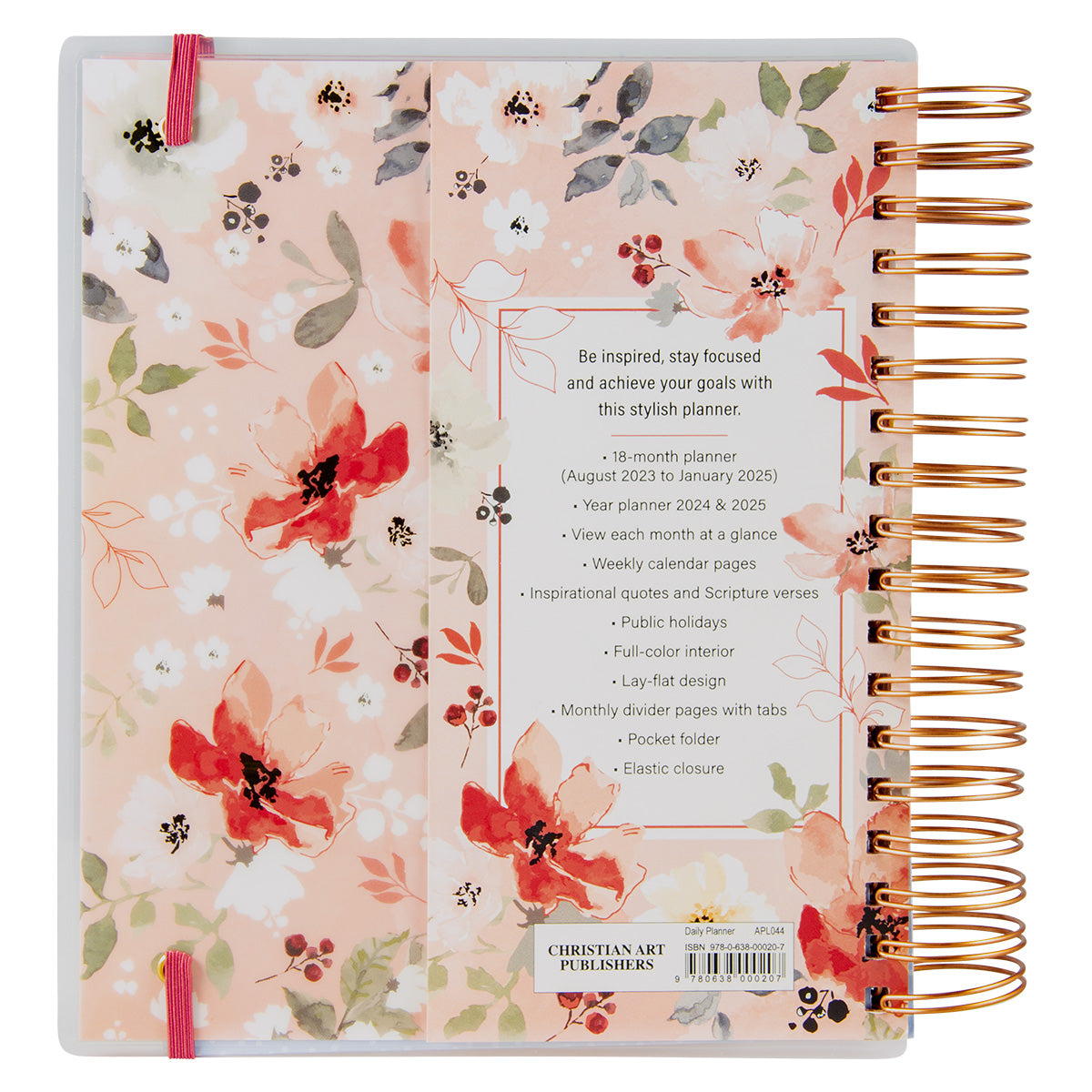 2024 Diary - 18-Month Planner for Women - Delight Yourself - Wire-bound