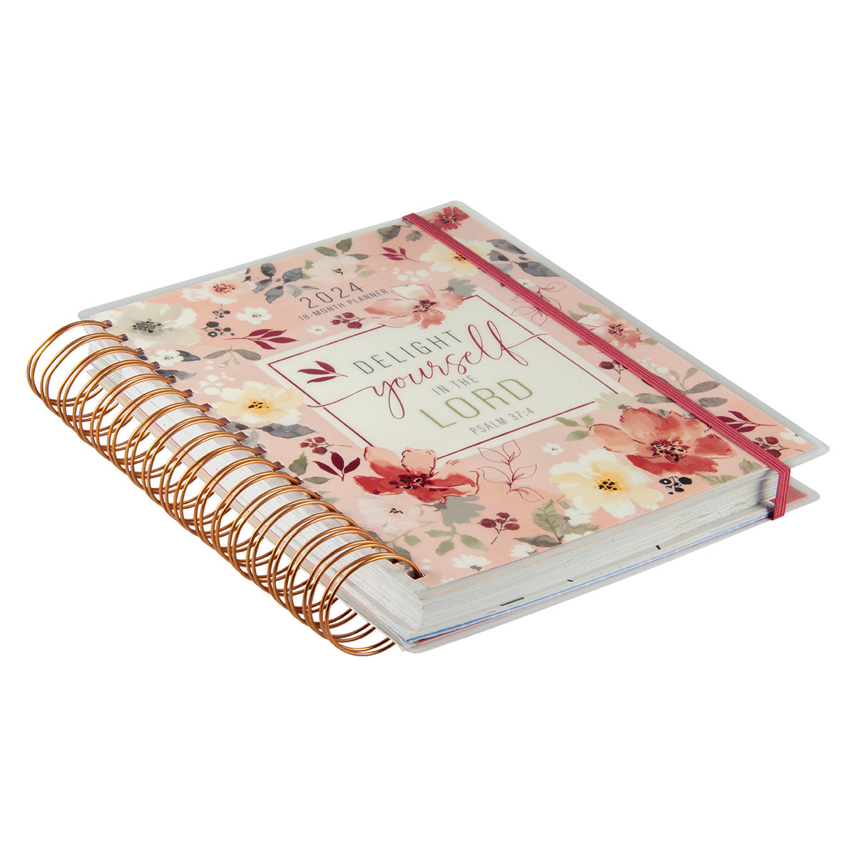 2024 Diary - 18-Month Planner for Women - Delight Yourself - Wire-bound