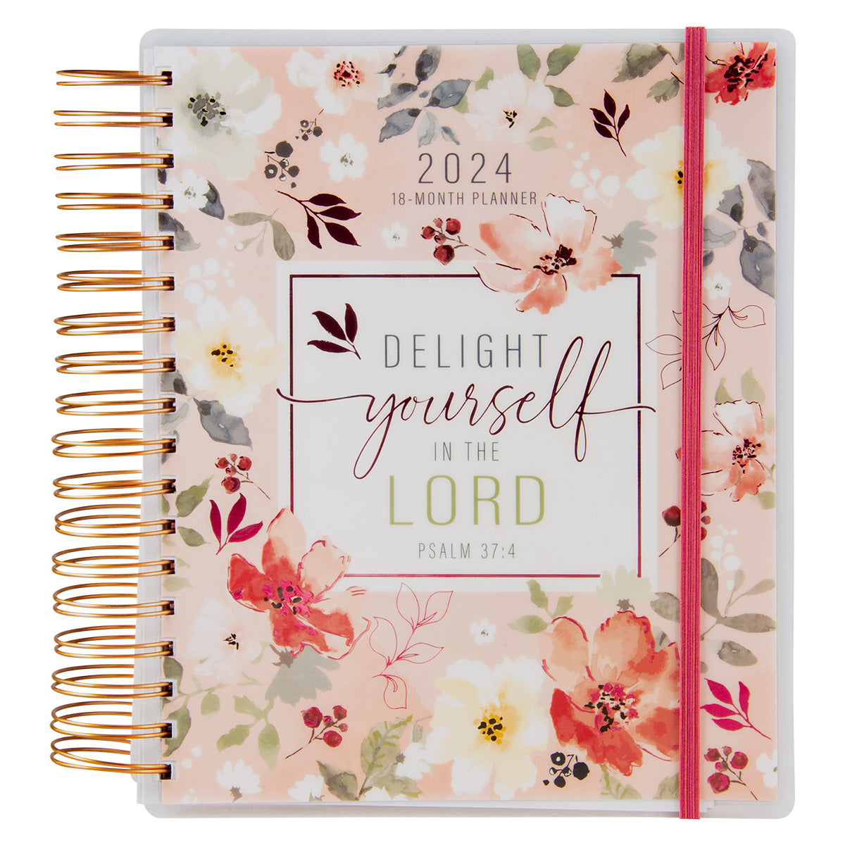 2024 Diary - 18-Month Planner for Women - Delight Yourself - Wire-bound