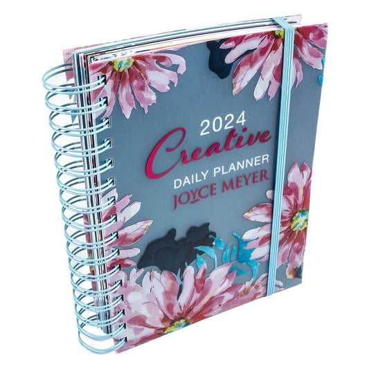 2024 Joyce Meyer A5 Diary - Daily Planner - Creative - Wire-bound