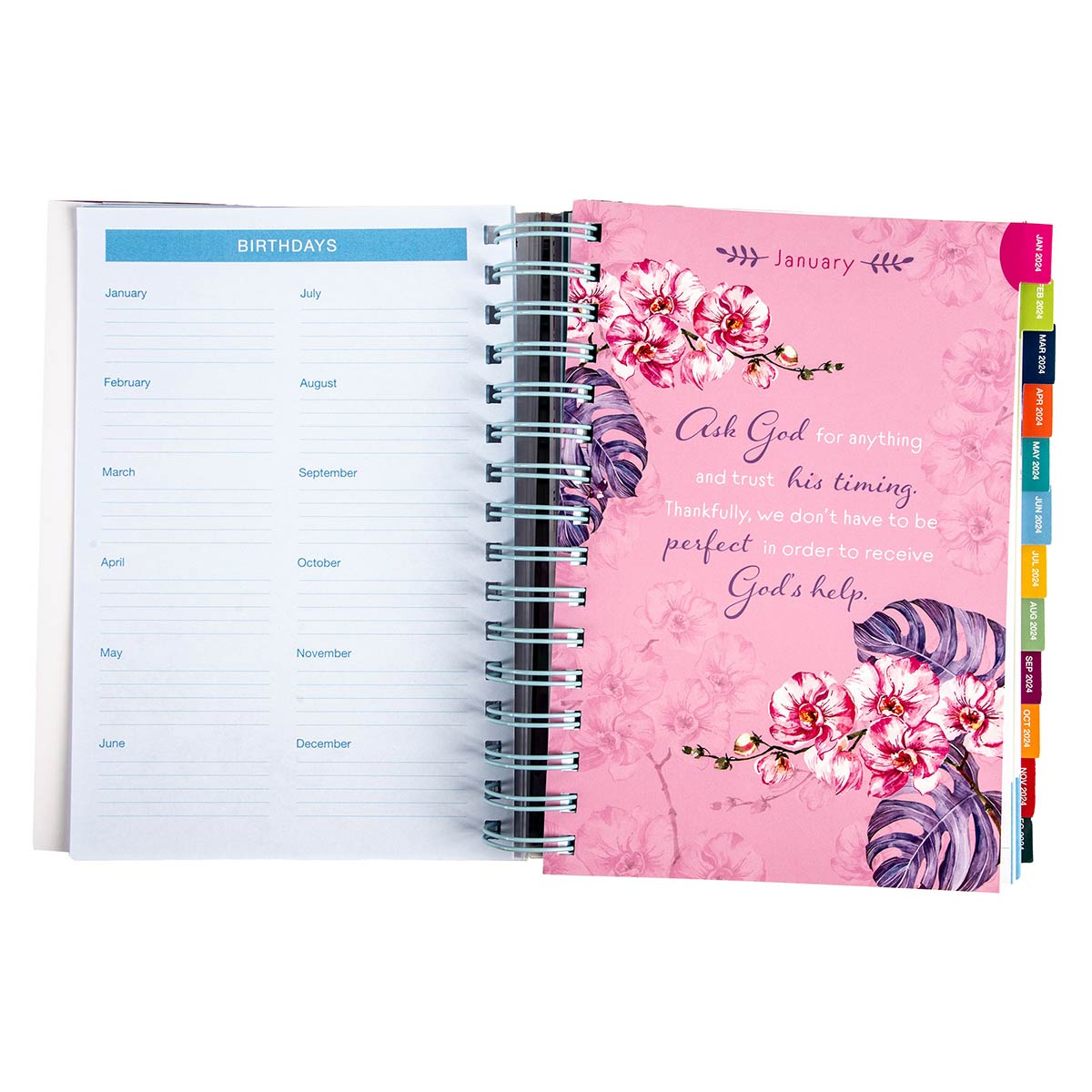 2024 Joyce Meyer A5 Diary - Daily Planner - Creative - Wire-bound