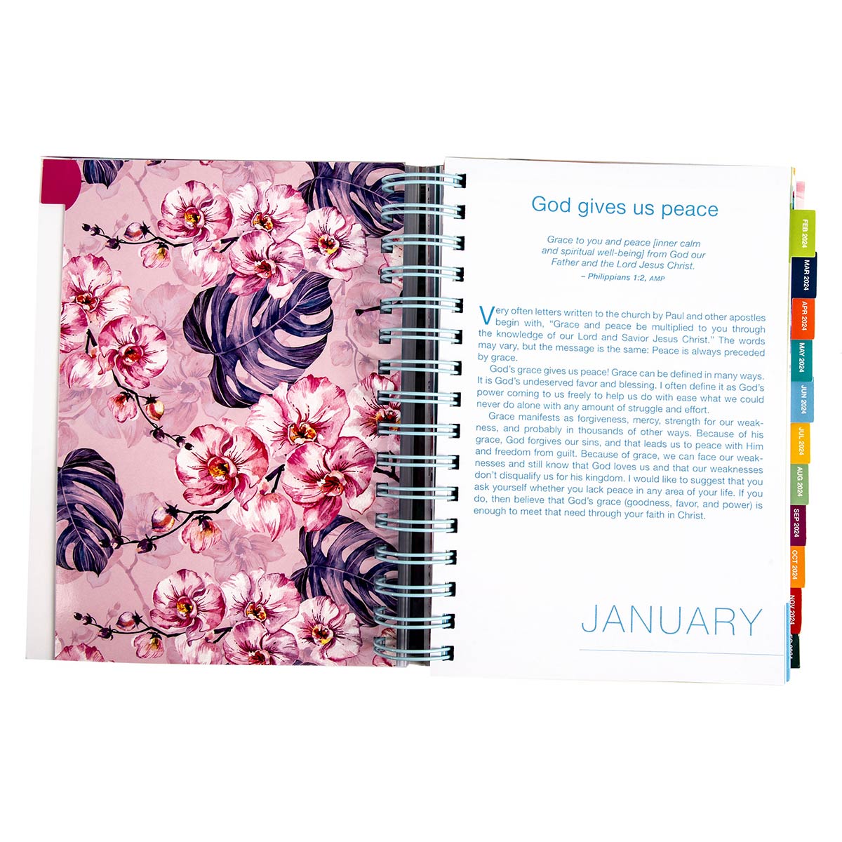 2024 Joyce Meyer A5 Diary - Daily Planner - Creative - Wire-bound