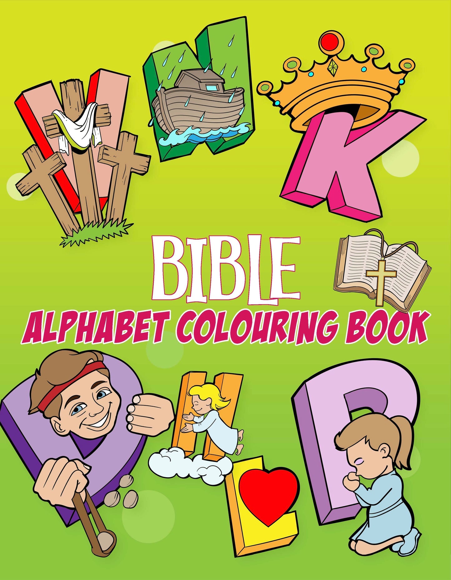 Bible Alphabet Colouring Book She is Strength